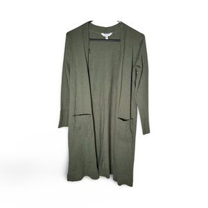 Time and Tru - Dark Green Long Cardigan - Timeless comfort!
